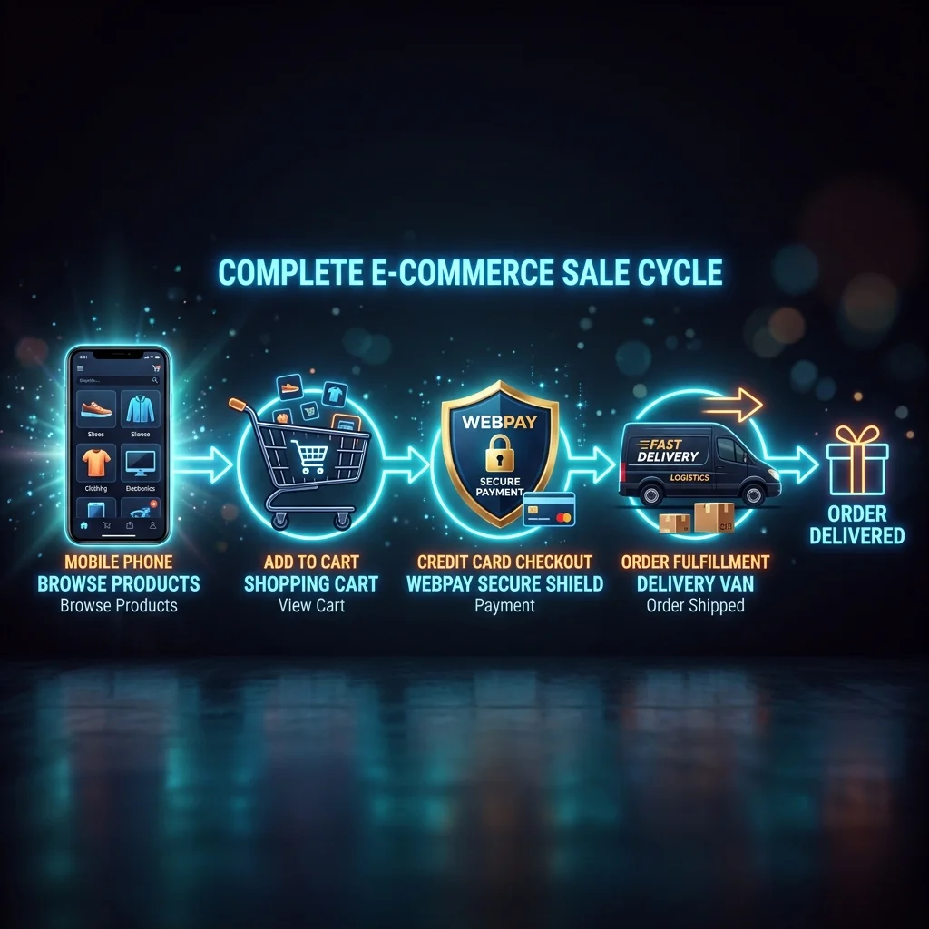 El flujo y ciclo de venta en una tienda online